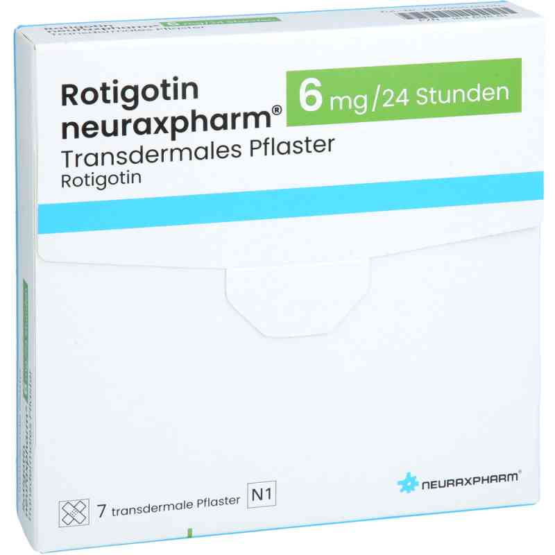 Rotigotin Neuraxpharm 6 Mg/24 H Transderm.pflaster 7 stk von neuraxpharm Arzneimittel GmbH PZN 18369881