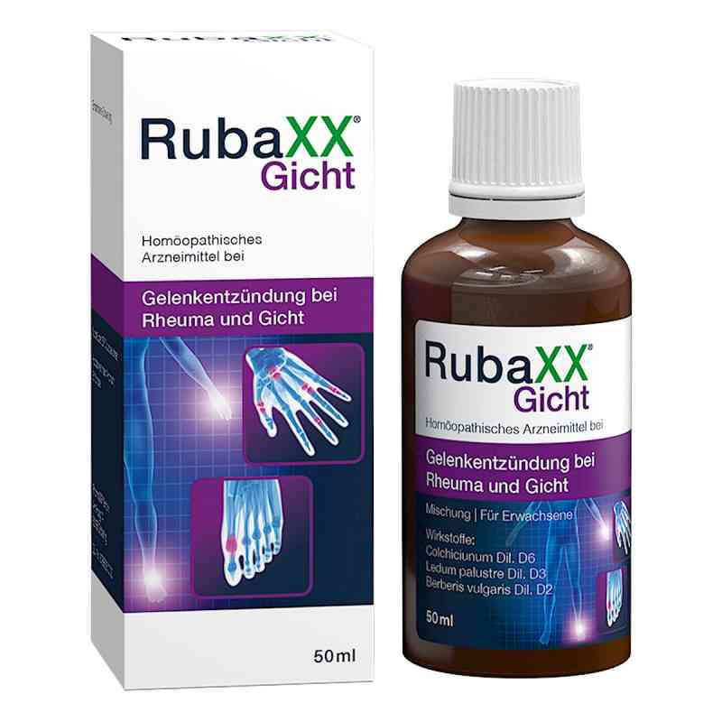 Rubaxx Gicht Tropfen zum Einnehmen 50 ml von PharmaSGP GmbH PZN 16356035