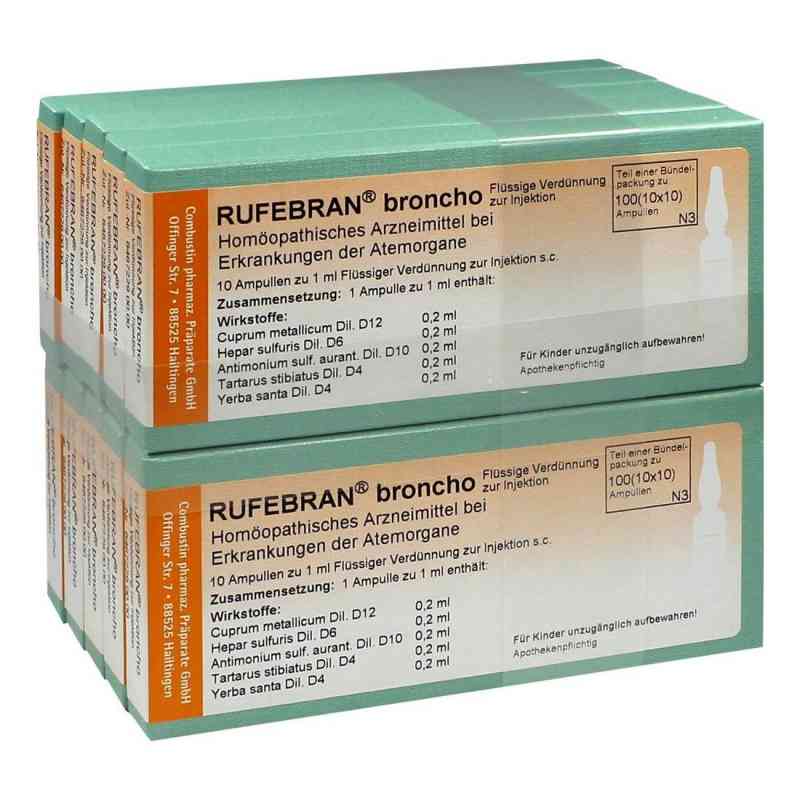 Rufebran broncho Ampullen 100 stk von COMBUSTIN Pharmazeutische Präpar PZN 03799274