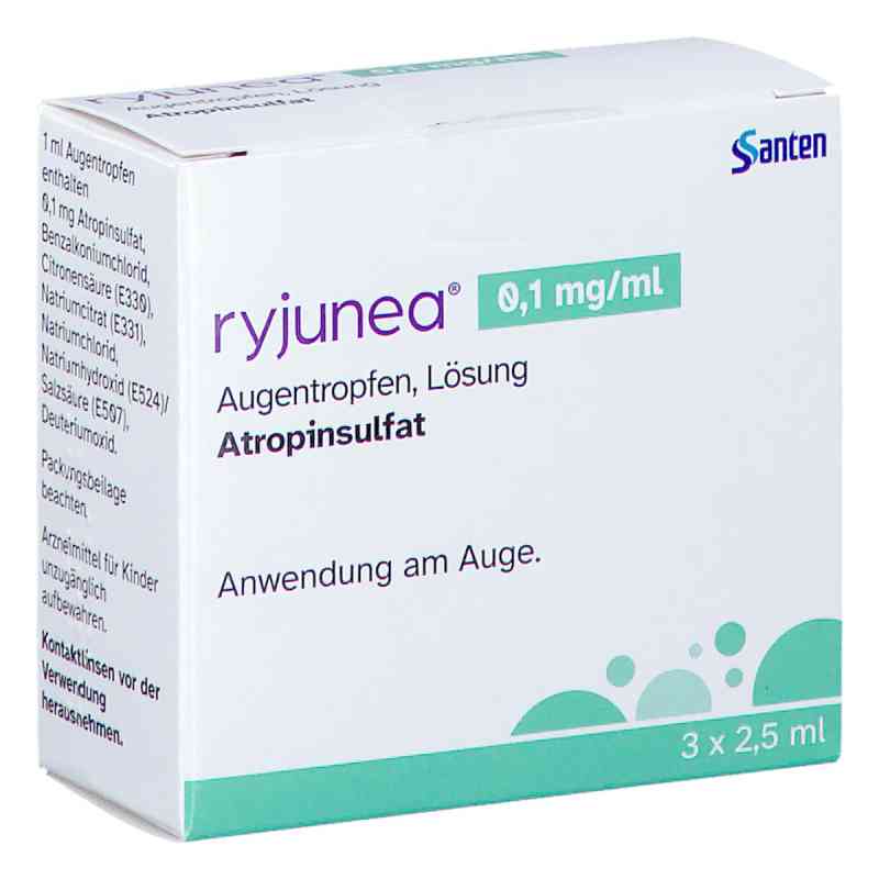 Ryjunea 0,1 Mg/ml Augentropfen Lösung 3X2.5 ml von Santen GmbH PZN 19731166
