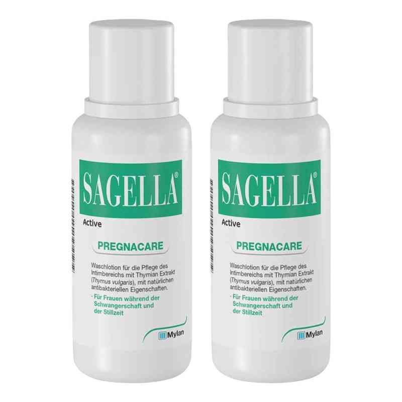Sagella Active Pregnacare Waschlotion 2x250 ml von Cooper Consumer Health Deutschland GmbH PZN 08104579