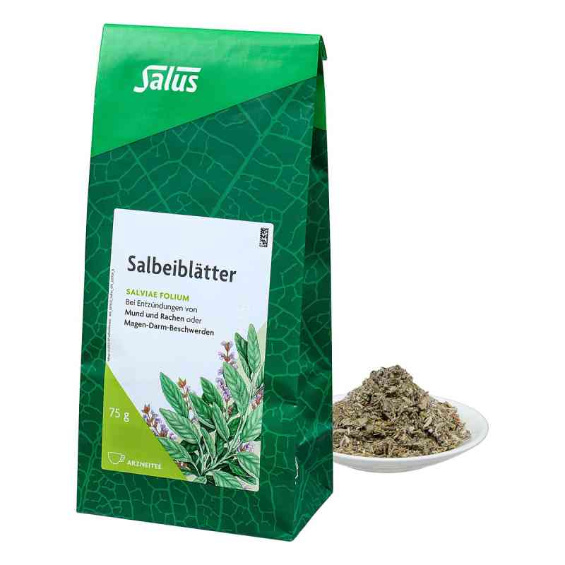 Salbeiblätter Arzneitee Salviae folium bio Salus 75 g von SALUS Pharma GmbH PZN 03424870