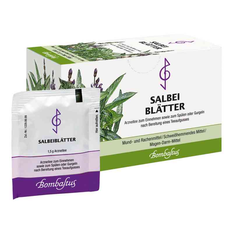 Salbeiblätter Tee Filterbeutel 20X1.5 g von Bombastus-Werke AG PZN 04856548
