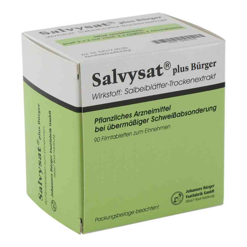 Salvysat Plus Bürger 300 Mg Filmtabletten 90 stk von Johannes Bürger Ysatfabrik GmbH PZN 03282105