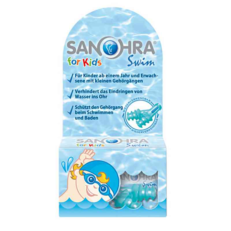Sanohra swim für Kinder Ohrenschutz 2 stk von Innosan GmbH PZN 05729065