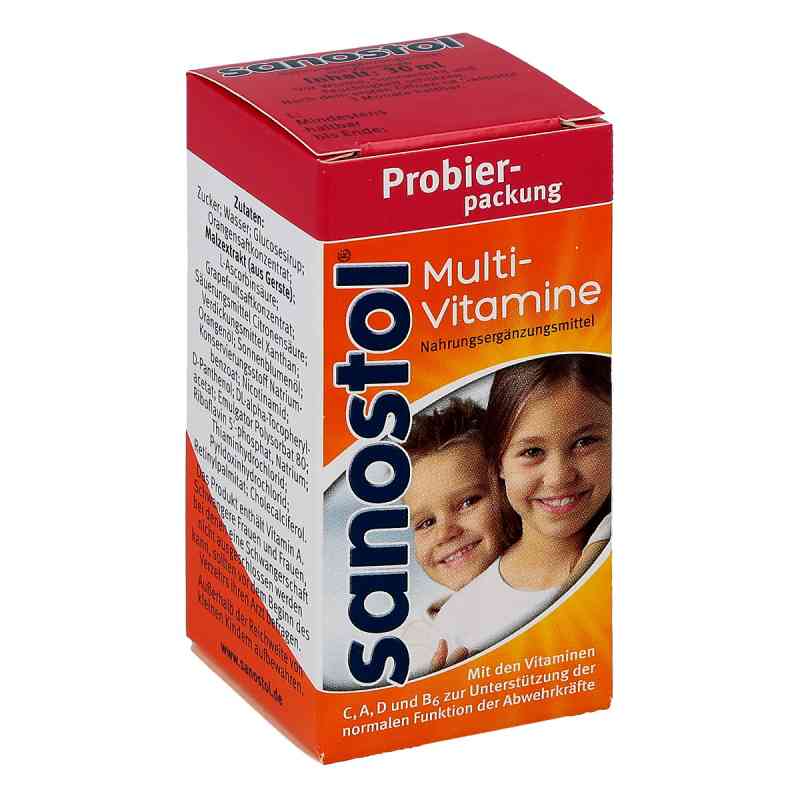 Sanostol Multivitamin Probierpackung Saft 30 ml von DR. KADE Pharmazeutische Fabrik GmbH PZN 03439305