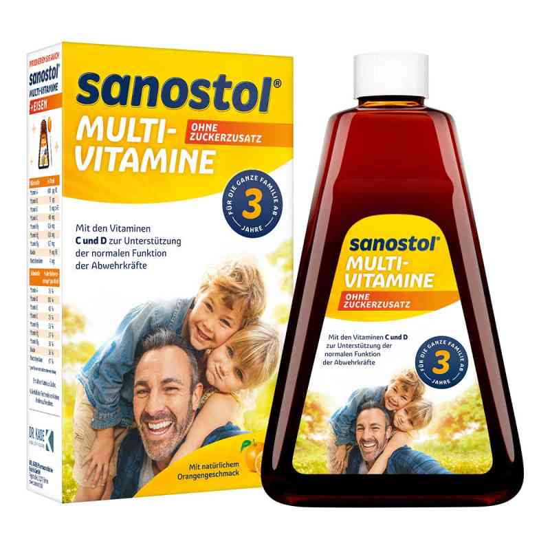 Sanostol ohne Zuckerzusatz Saft 230 ml von DR. KADE Pharmazeutische Fabrik GmbH PZN 02471063