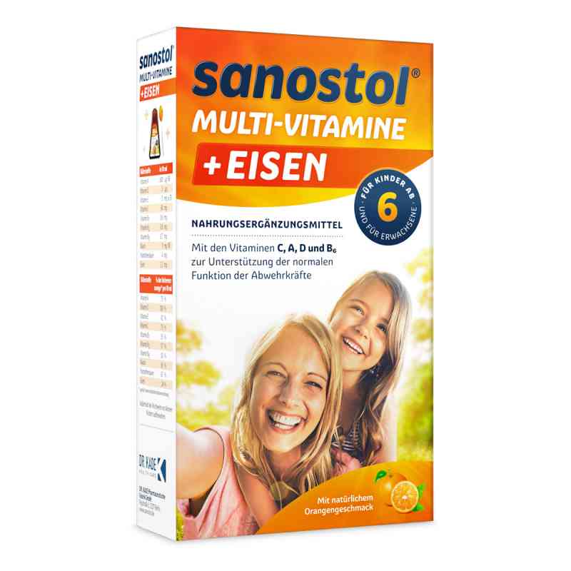 Sanostol plus Eisen Saft 460 ml von DR. KADE Pharmazeutische Fabrik  PZN 02171846