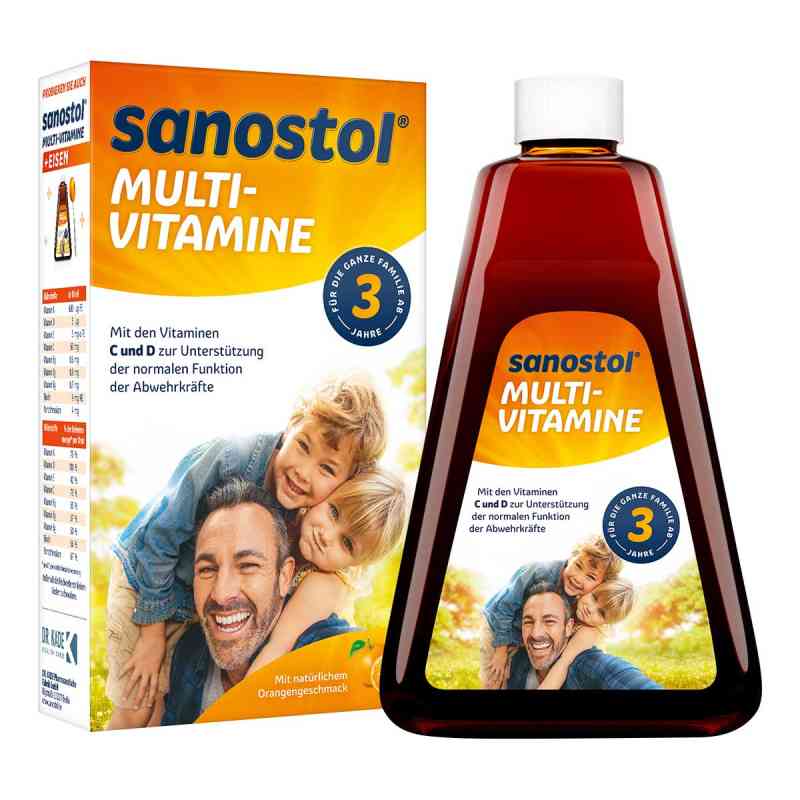 Sanostol Saft 460 ml von DR. KADE Pharmazeutische Fabrik GmbH PZN 02171817