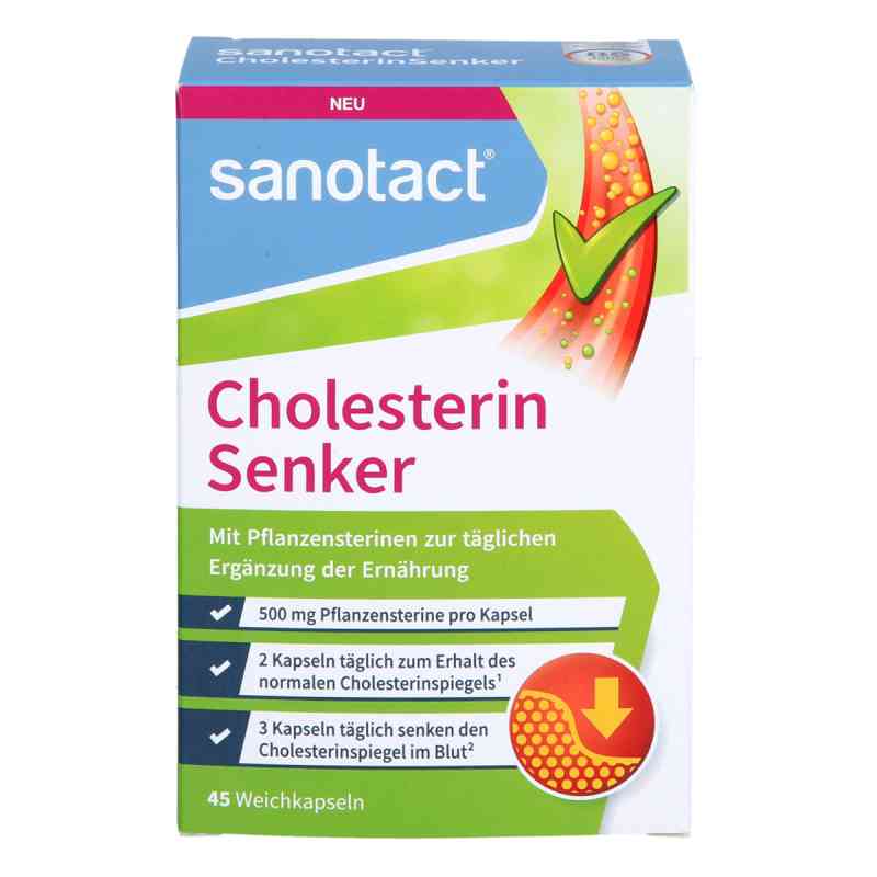 Sanotact® Cholesterin Senker Weichkapseln 45 stk von sanotact GmbH PZN 18708018