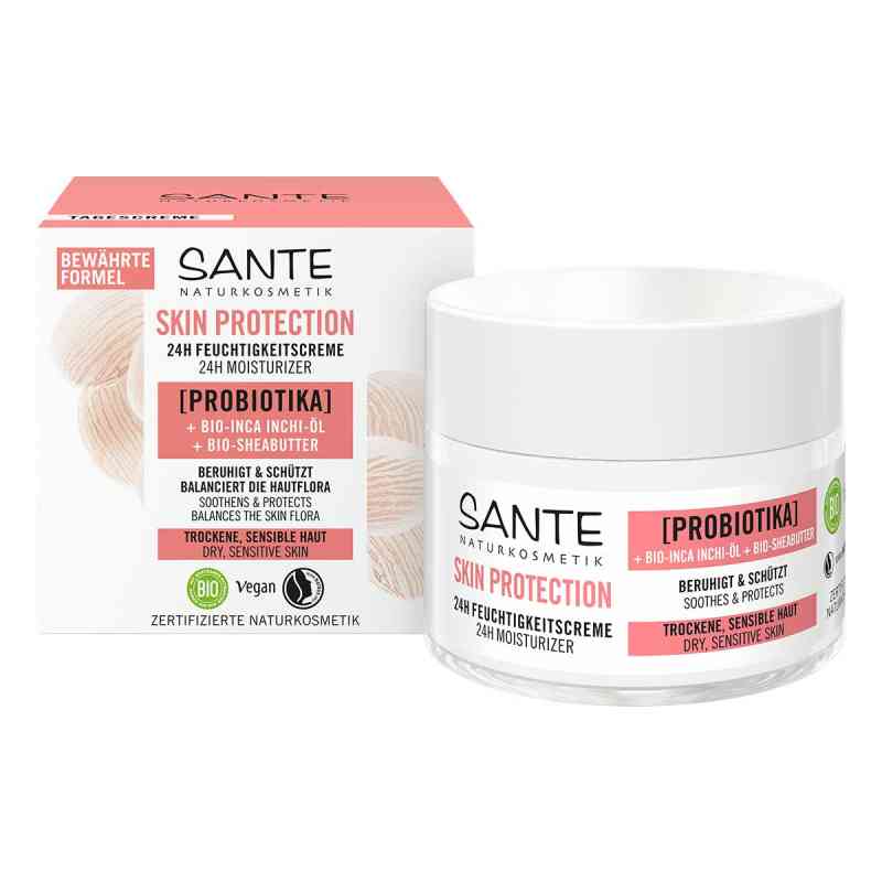 Sante Skin Protection 24 H Feuchtigkeitscreme 50 ml von LOGOCOS Naturkosmetik GmbH & Co. KG PZN 18855742