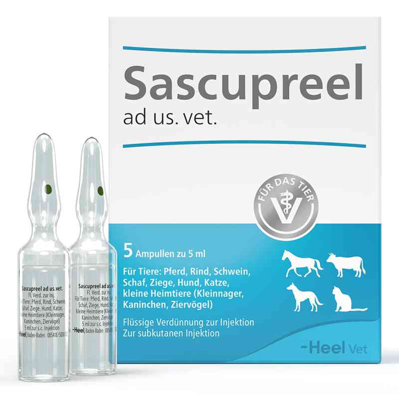 Sascupreel Ad Us.vet.ampullen 5X5 ml von Biologische Heilmittel Heel GmbH PZN 17511762