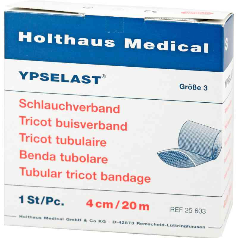 Schlauchverband Ypselast Größe 3 20 m weiss 1 stk von Holthaus Medical GmbH & Co. KG PZN 04473801