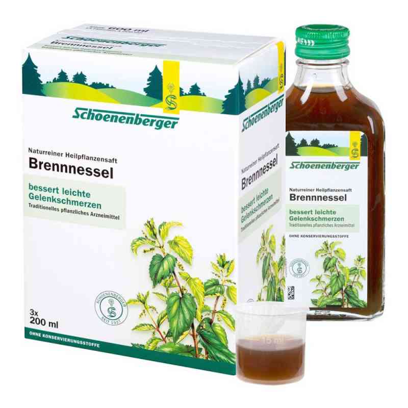 Schoenenberger Naturreiner Heilpflanzensaft Brennnessel 3X200 ml von SALUS Pharma GmbH PZN 00692104