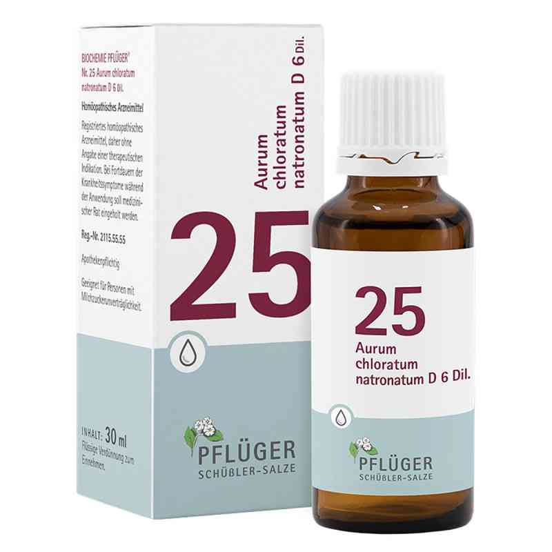 Schüßler Biochemie Pflüger 25 Aurum chlor.natr.D 6 Tropfen 30 ml von Homöopathisches Laboratorium Alexander Pflüger Gmb PZN 09298751