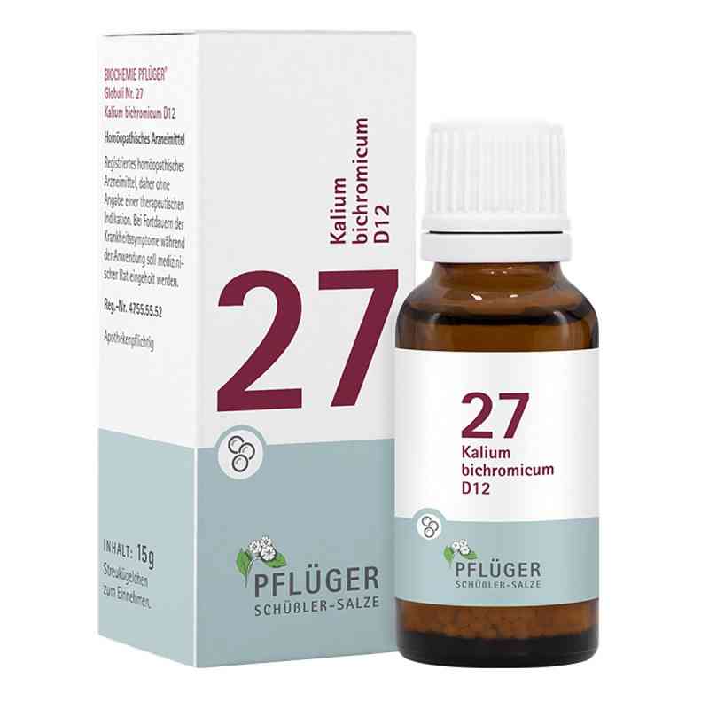 Schüßler Biochemie Pflüger 27 Kalium Bichromicum D12 Globuli 15 g von Homöopathisches Laboratorium Alexander Pflüger Gmb PZN 17278432