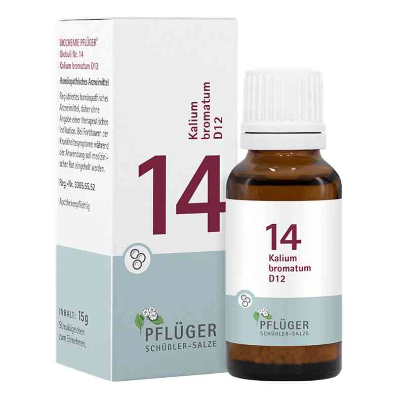 Schüßler-Salze Biochemie Pflüger 14 Kalium Bromat. D12 Globuli 15 g von Homöopathisches Laboratorium Alexander Pflüger Gmb PZN 17278277