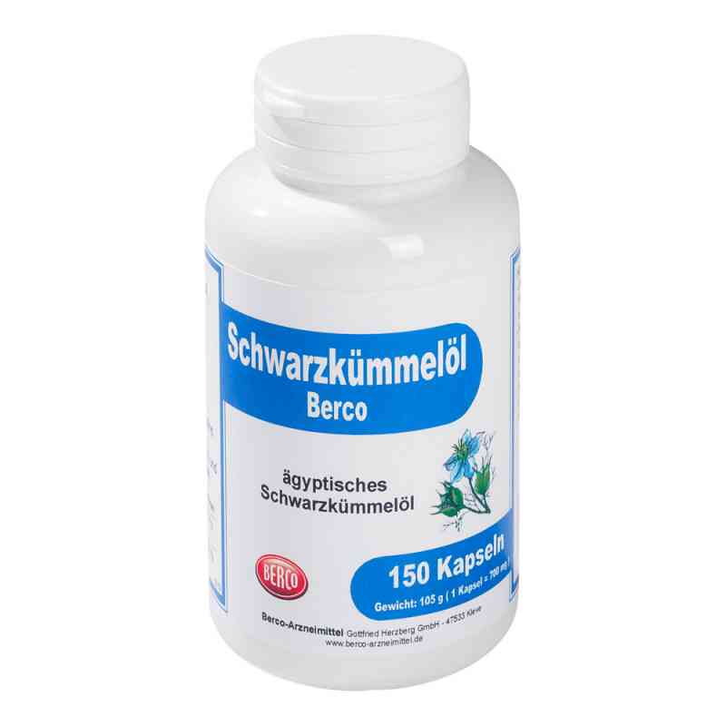 Schwarzkümmelöl Berco Kapseln 60 stk von Berco-ARZNEIMITTEL PZN 02417833