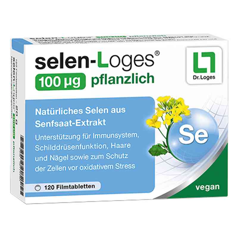 Selen-loges 100 µg Pflanzlich Filmtabletten 120 stk von Dr. Loges + Co. GmbH PZN 18115790