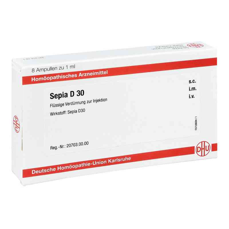 Sepia D30 Ampullen 8X1 ml von DHU-Arzneimittel GmbH & Co. KG PZN 11708185