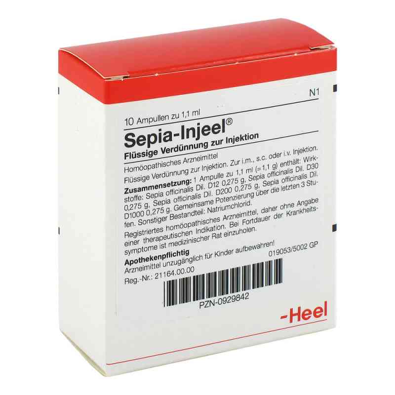Sepia Injeel Ampullen 10 stk von Biologische Heilmittel Heel GmbH PZN 00929842