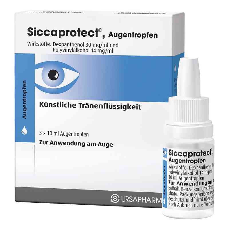 Siccaprotect Augentropfen 3X10 ml von URSAPHARM Arzneimittel GmbH PZN 03005587