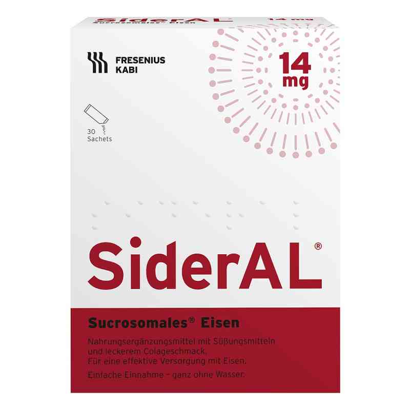 SiderAL Eisen 14 mg Cola bei erhöhtem Eisenbedarf 30 stk von Fresenius Kabi Deutschland GmbH PZN 17543638