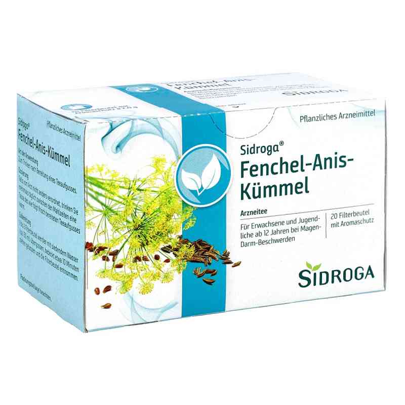 Sidroga Fenchel Anis Kümmel Tee Filterbeutel 20X2.0 g von Sidroga Gesellschaft für Gesundh PZN 03374876