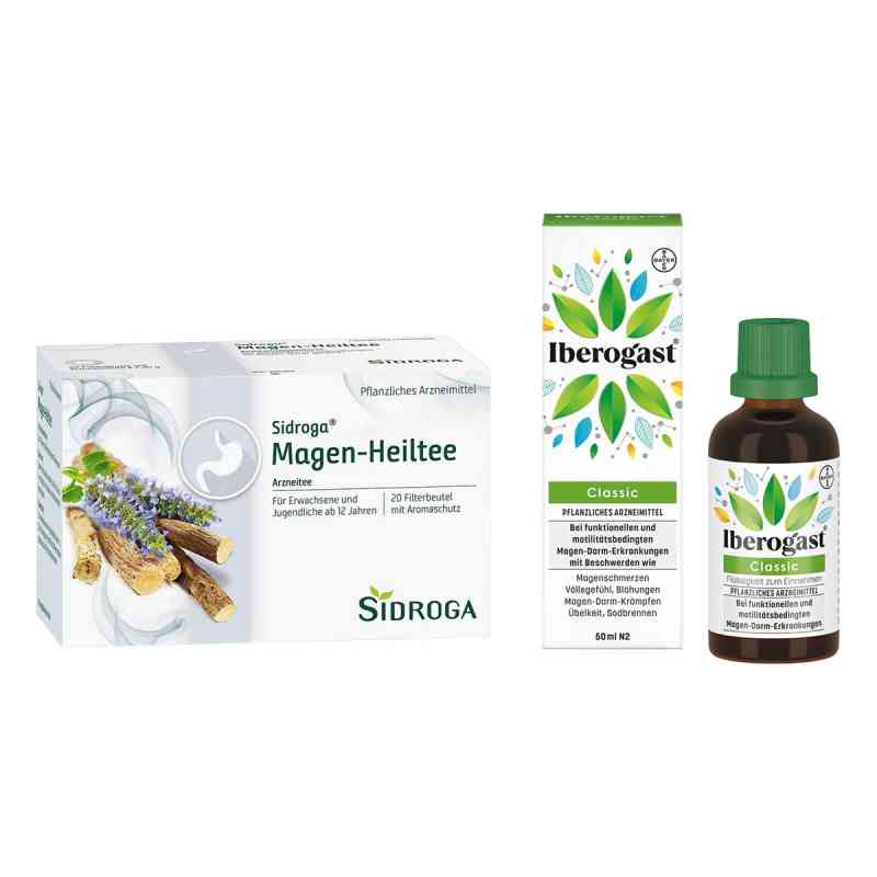 Sidroga Magen-Heiltee + Iberogast Classic 1 Set von  PZN 08106788