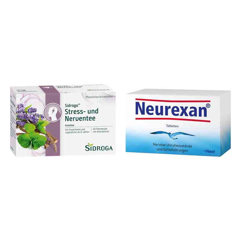 Sidroga Stress- und Nerventee + Neurexan Tabletten 1 Set von  PZN 08106794