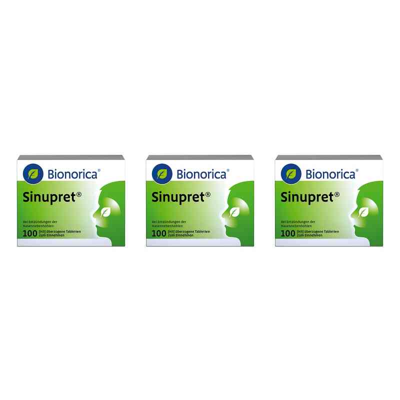 Sinupret überzogene Tabletten 3x100 stk von Bionorica SE PZN 08106288