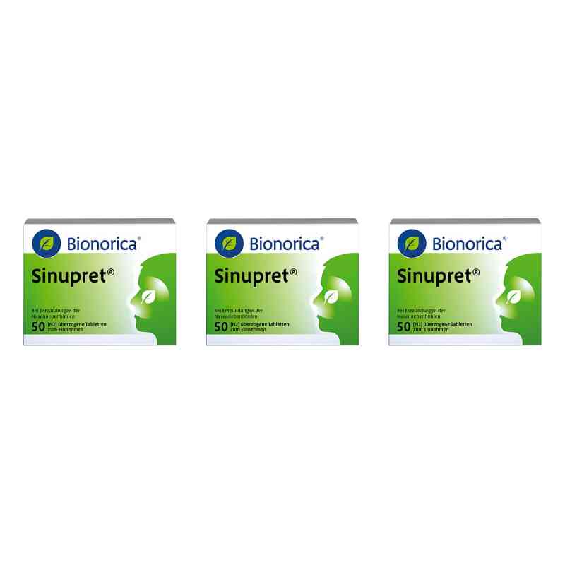 Sinupret überzogene Tabletten 3x50 stk von Bionorica SE PZN 08106285