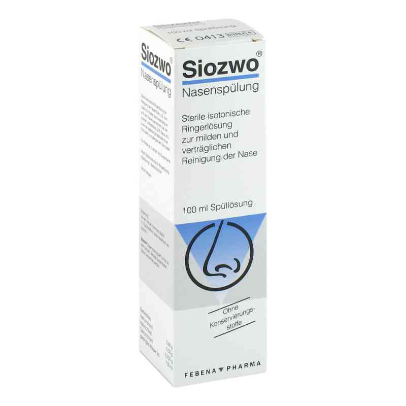 Siozwo Nasenspülung Konservierungsstofffrei 100 ml von Febena Pharma GmbH PZN 01300773