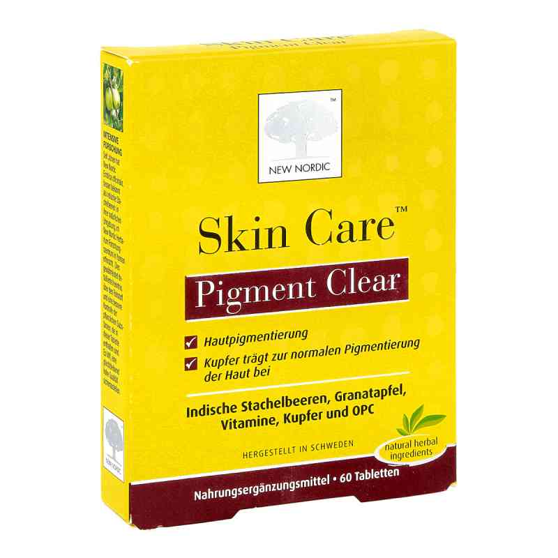 Skin Care Pigment Clear Tabletten 60 stk von New Nordic Healthbrand AB PZN 15743126