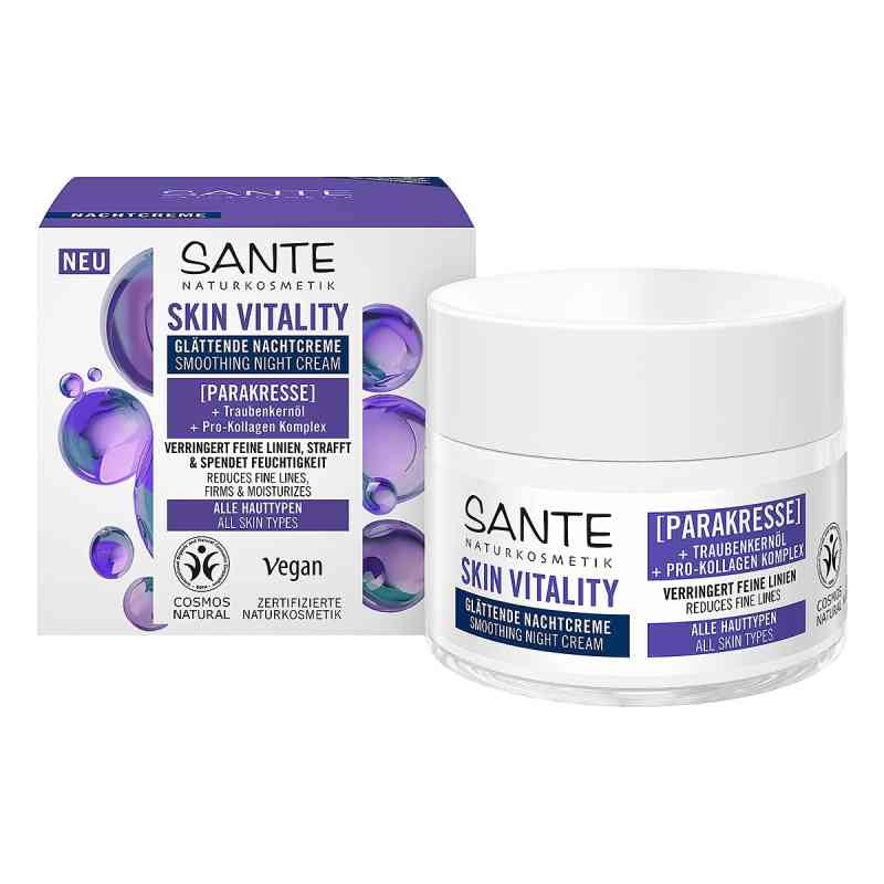 Skin Vitality Glättende Nachtcreme 50.0 ml von LOGOCOS Naturkosmetik GmbH & Co. KG PZN 08107939