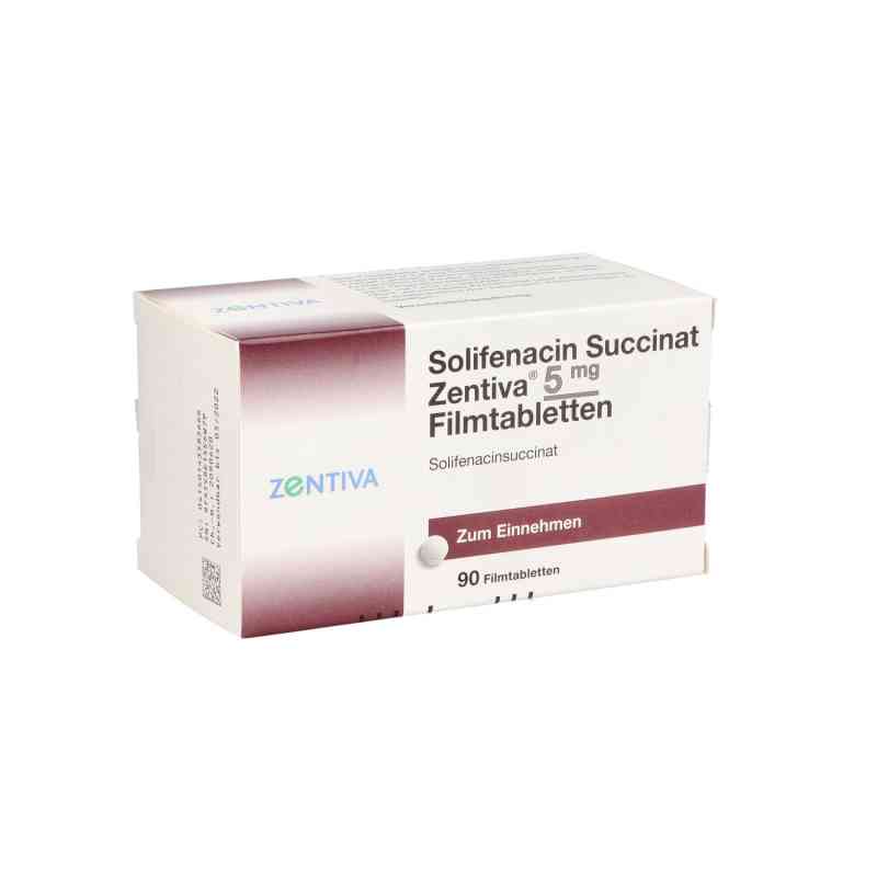 Solifenacin Succinat Zentiva 5 mg Filmtabletten 90 stk von Zentiva Pharma GmbH PZN 14358366