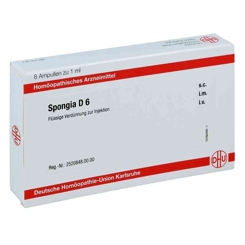 Spongia D6 Ampullen 8X1 ml von DHU-Arzneimittel GmbH & Co. KG PZN 11708305