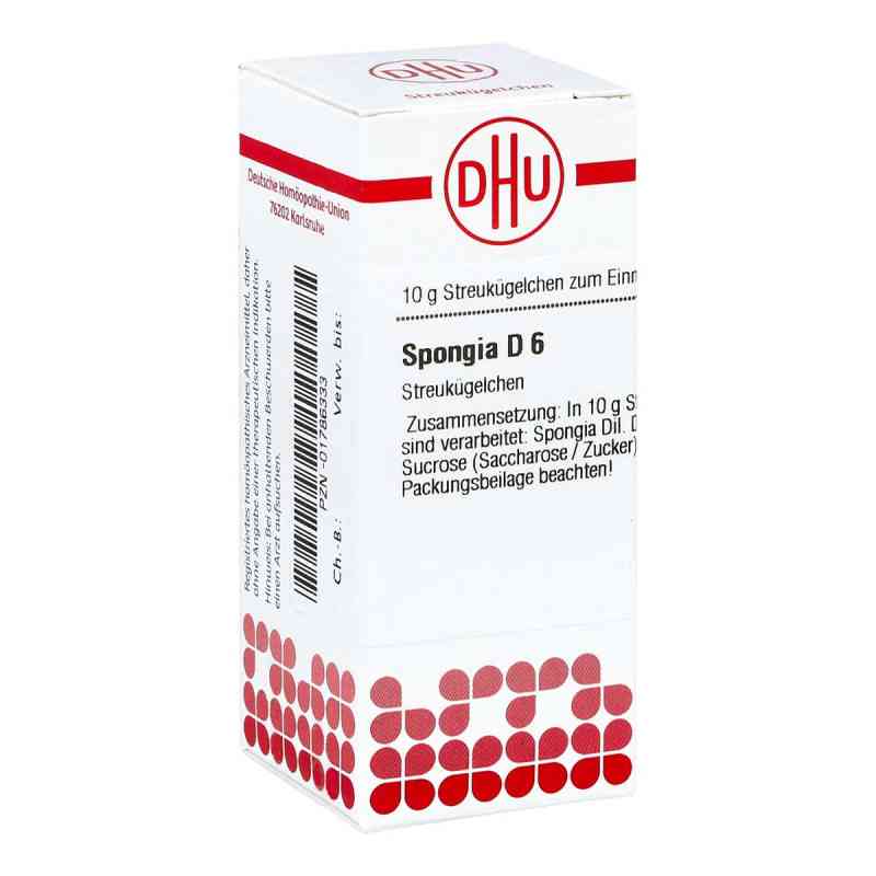 Spongia D6 Globuli 10 g von DHU-Arzneimittel GmbH & Co. KG PZN 01786333