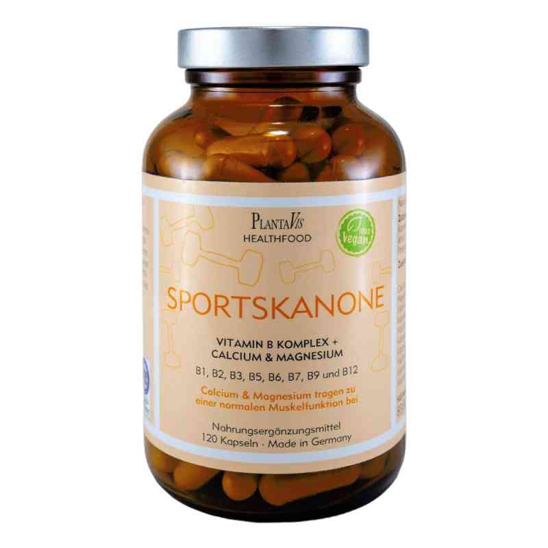Sportskanone B-Komplex m.Magnesium & Calcium Kapseln 120 stk von PlantaVis GmbH PZN 18655167