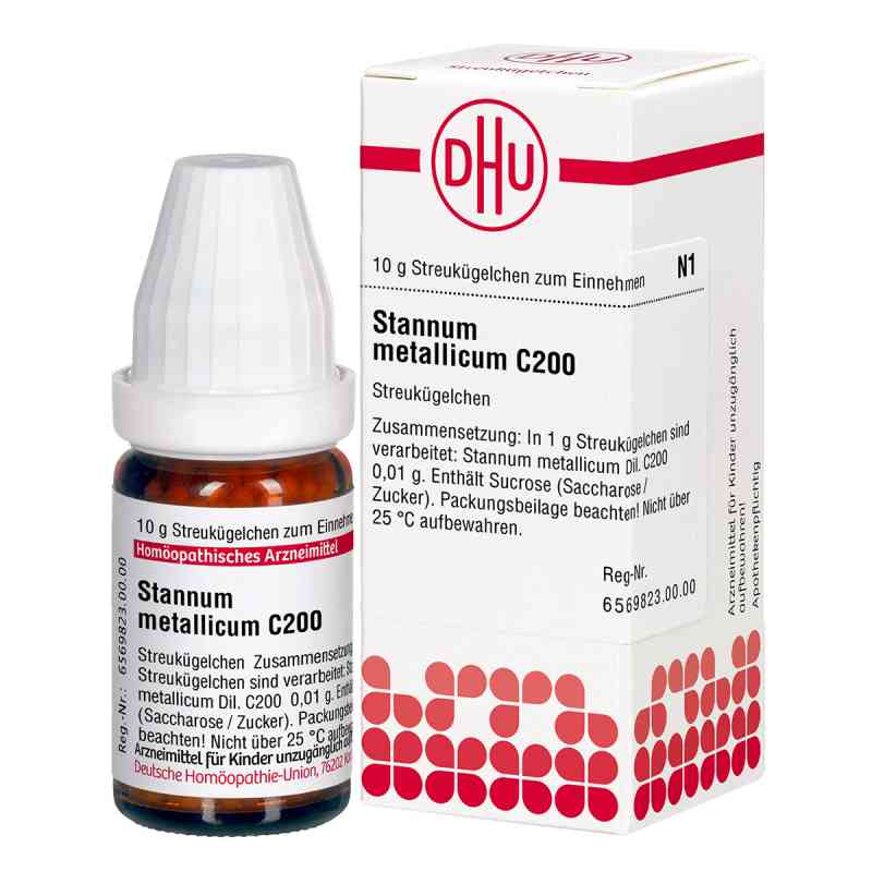 Stannum Met. C200 Globuli 10 g von DHU-Arzneimittel GmbH & Co. KG PZN 07180821