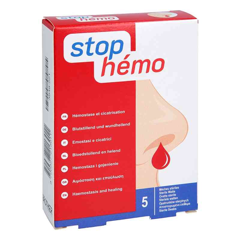 Stop Hemo Blutstillende Watte 5 stk von Dr.Dagmar Lohmann pharma + medical GmbH PZN 19848276
