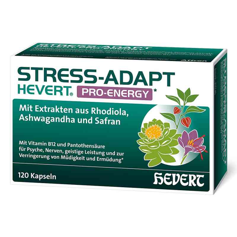 Stress-Adapt Hevert Pro-Energy Kapseln 120 stk von Hevert-Arzneimittel GmbH & Co. KG PZN 20398654