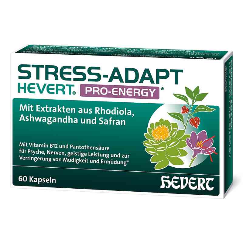 Stress-Adapt Hevert Pro-Energy Kapseln 60 stk von Hevert-Arzneimittel GmbH & Co. KG PZN 20398660