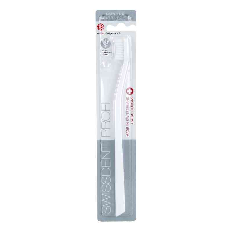 Swissdent Profi Gentle Zahnbürste extra-soft weiss 1 stk von Swissdent Cosmetics GmbH PZN 11848070