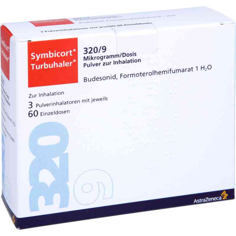 Symbicort Turbohaler 320/9 [my]g/dosis 60 Ed 3 stk von Orifarm GmbH PZN 10964207