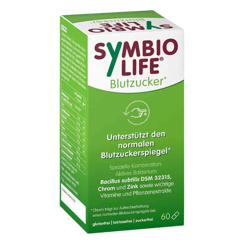 Symbiolife Blutzucker Bakterienstämme U.chrom Kapseln 60 stk von Klinge Pharma GmbH PZN 18196854