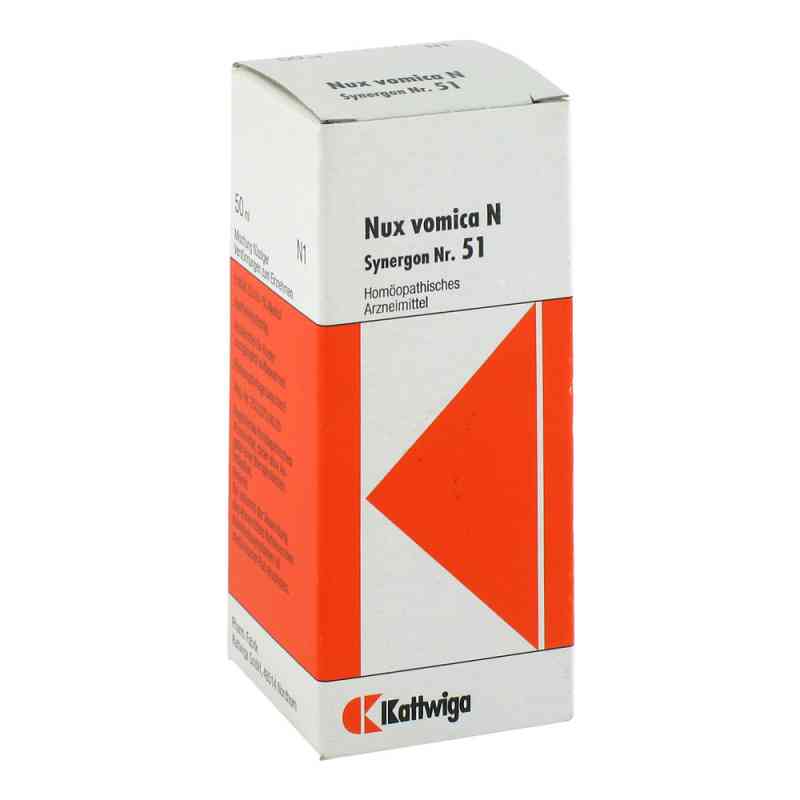 Synergon 51 Nux Vomica N Tropfen 50 ml von Kattwiga Arzneimittel GmbH PZN 03574799