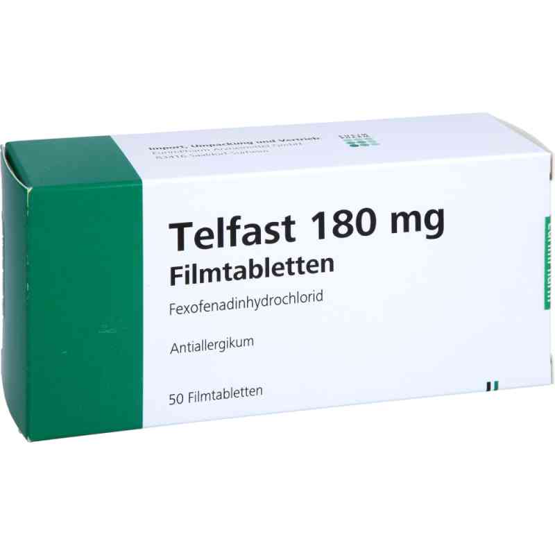 Telfast 180 mg Filmtabletten 50 stk von EurimPharm Arzneimittel GmbH PZN 01260559