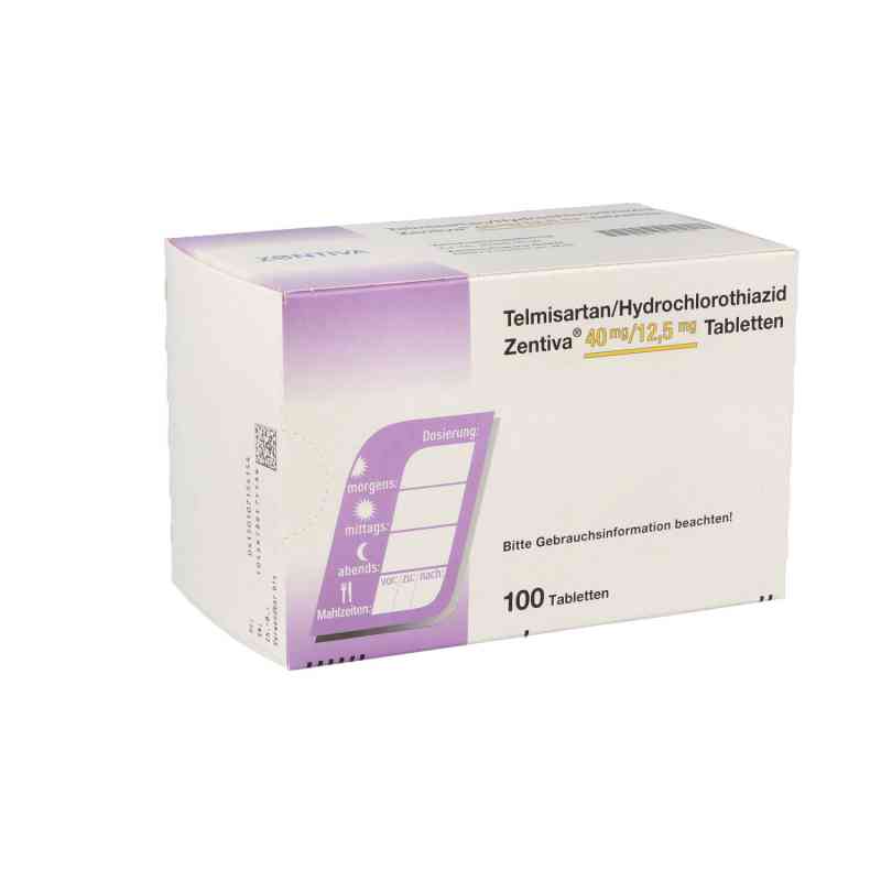 Telmisartan/hct Zentiva 40 mg/12,5 mg Tabletten 100 stk von Zentiva Pharma GmbH PZN 10715415