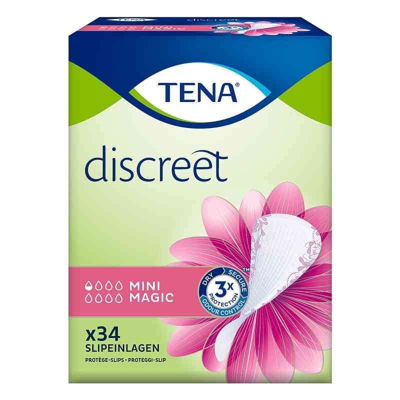 Tena Lady Discreet Einlagen mini magic 34 stk von Essity Germany GmbH PZN 13857156
